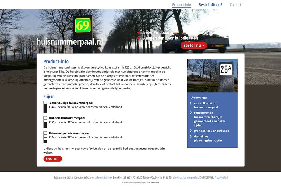 huisnummerpaal home