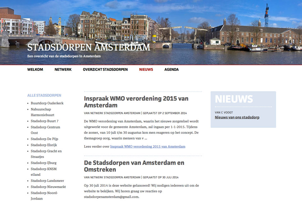 stadsdorpen amsterdam