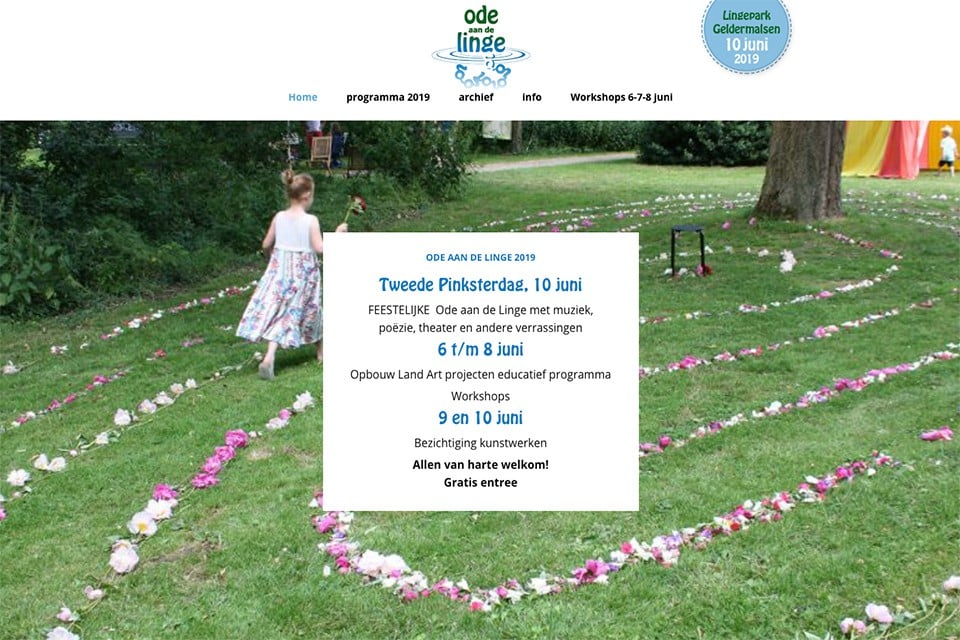 odeaandelinge homepage boven