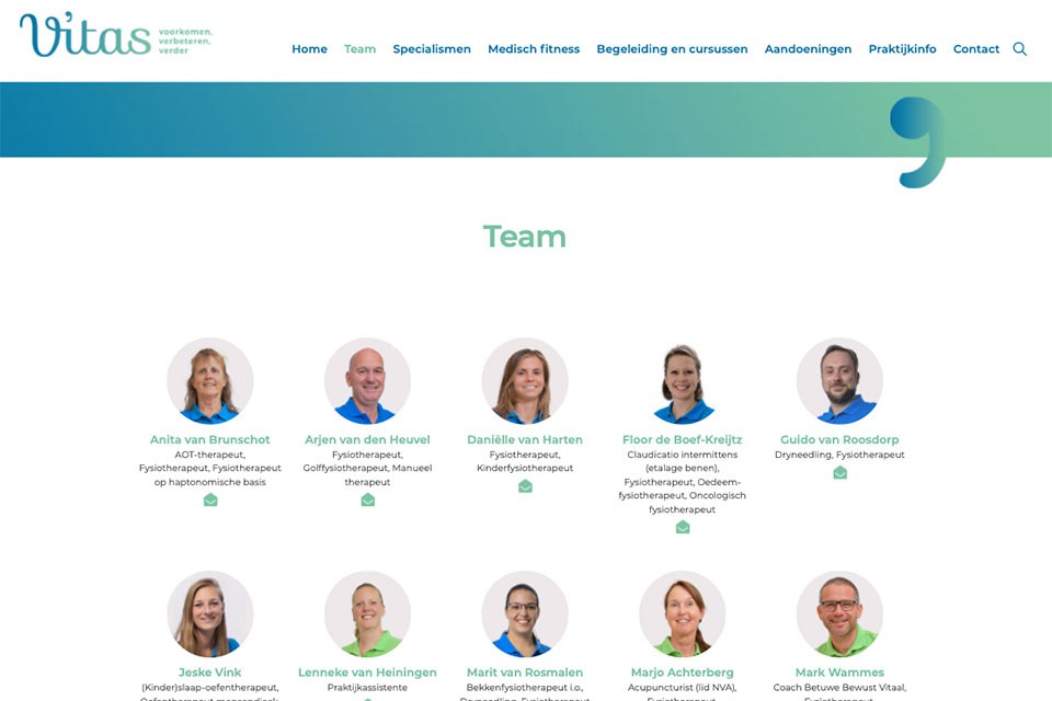 vitas-fysiotherapie.nl team